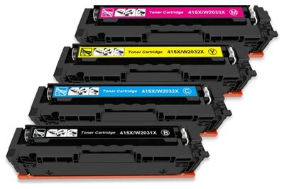 HP 415X (W230-W233) Multipack XL-Toners Black + 3 Kleuren, Inkttoko-huismerk